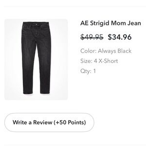 NON-STRETCH Mom Jeans